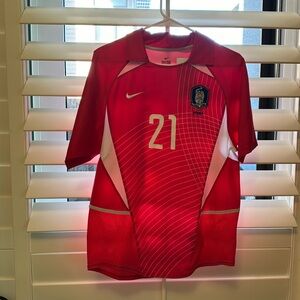 Used 2002 World Cup South Korea JS Park jersey